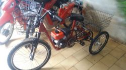 Triciclo Bicicleta Motorizada 49CC 4 Tempos 2021